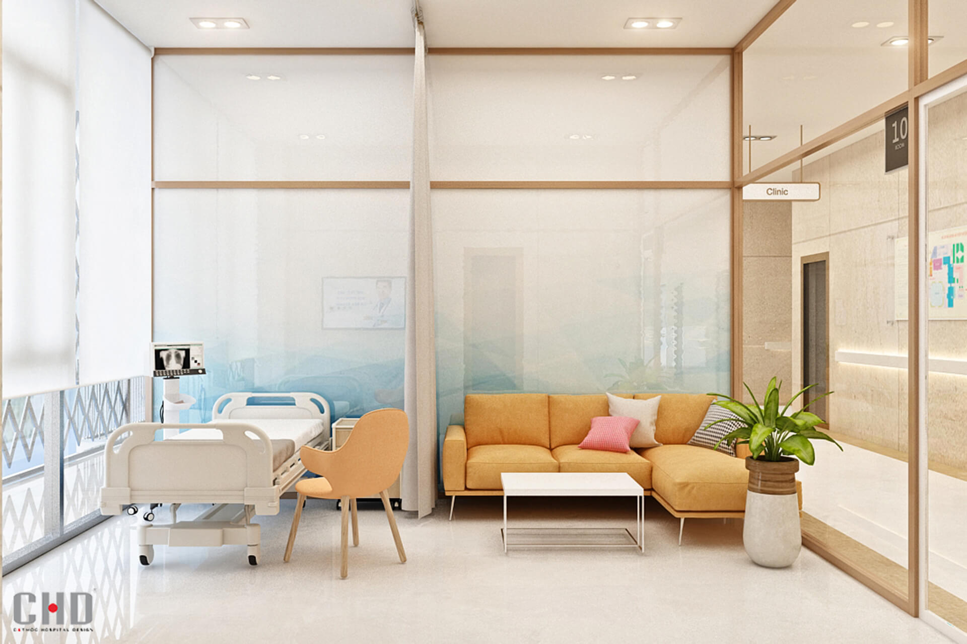 Thiết kế bệnh viện Đa khoa Huỳnh Trung Dũng